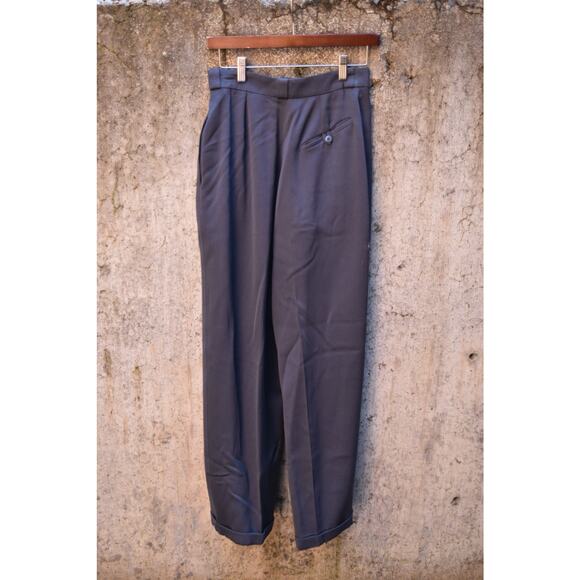 Vintage Charles Jourdan Paris Pleated Trousers – Size 40 - Picture 3 of 5